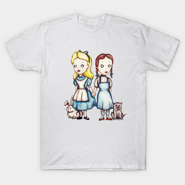 Alice & Dorothy T-Shirt by LVBart